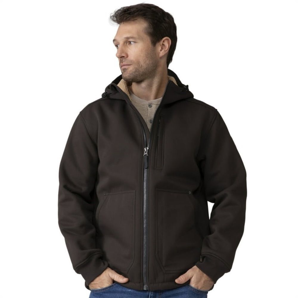 Free Country Men's Wind River Burly Canvas Softshell Fudge Jacket XXL Outdoor